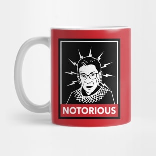 Notorious Ruth Bader Ginsberg graphic iconic funny Mug